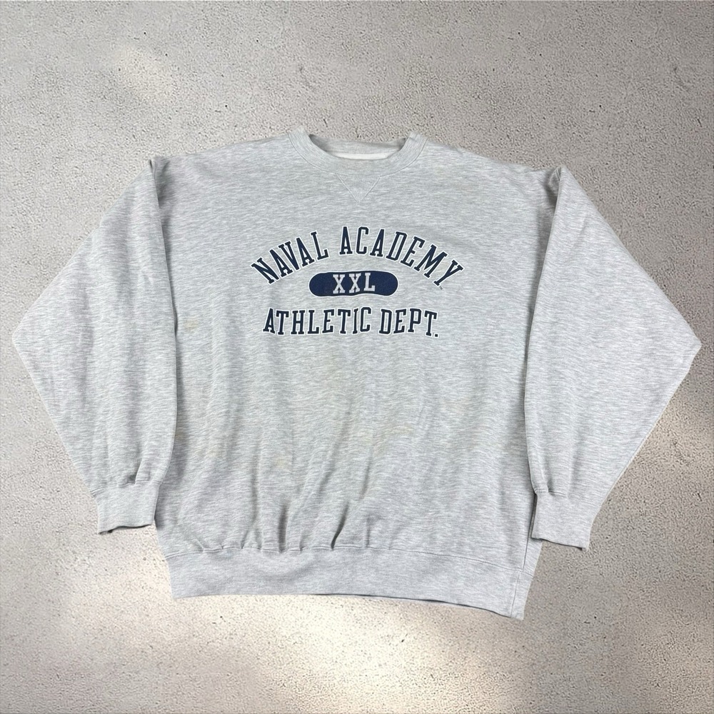Vintage United States Naval Academy Sweatshirt XL‎ Military Navy